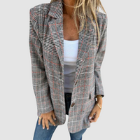 Isabel™ Elegant Winter Checkered Jacket