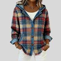 Imogen | Hooded Checked Jacket