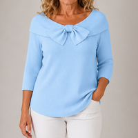 Gianna | Maglione in maglia con fiocco elegante