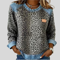 Darlene | Maglione con finiture a contrasto animalier