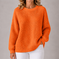 Scarlett | Maglione in maglia waffle cozy