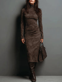 Sophie | Vestito midi a maniche lunghe