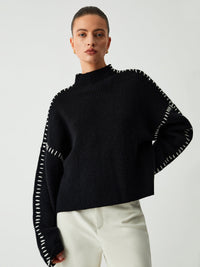 Carys | Maglione a collo alto rilassato