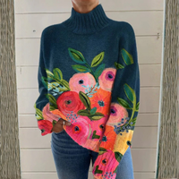 Rosina | Maglione a collo alto Blooming