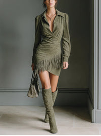 Chloé | Miniabito verde oliva