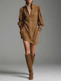 Jasmin | Mini Dress with Turtleneck