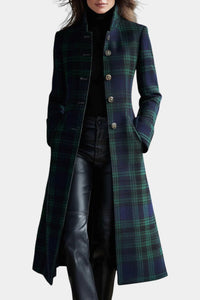 Elegant Glendine™ Plaid Coat