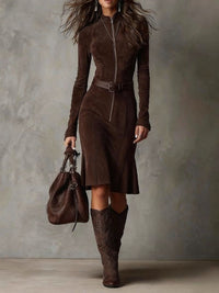 Willow | Zip-Up Midi Dress