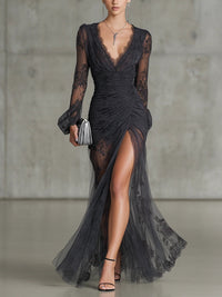 Apolline | Abito in pizzo