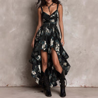 Marthe | Asymmetrical Floral Dress