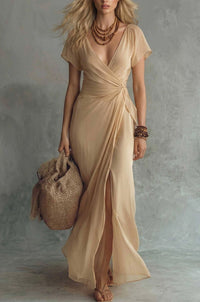 Rosemonde | Long Wrap Dress