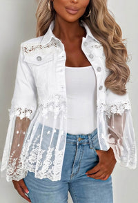 Sunnelace™ | Giacca con inserti in pizzo