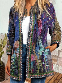 Briony™ | Quilted Floral Patchwork Jacket
