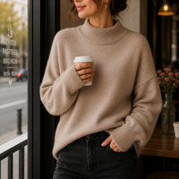Juniper | Maglione oversize a collo alto da donna